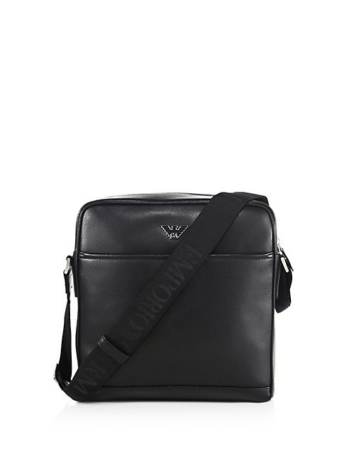 Emporio Armani - Leather Messenger Bag