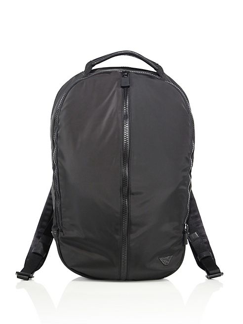 Emporio Armani - Medium Logo Detailed Backpack