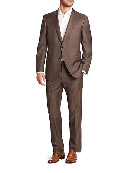 Saks Fifth Avenue Collection - Samuelsohn Classic-Fit  Two-Button Wool Suit