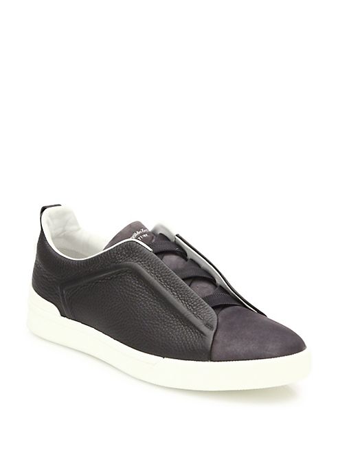 Ermenegildo Zegna - Suede & Leather Sneakers