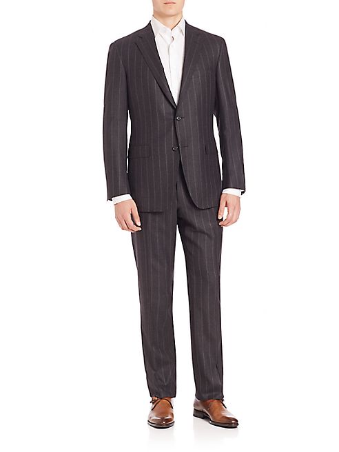 Saks Fifth Avenue Collection - Samuelsohn Classic-Fit  Pinstripe Wool Suit