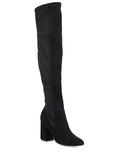 Cole Haan - Darla Over-The-Knee Suede Block Heel Boots