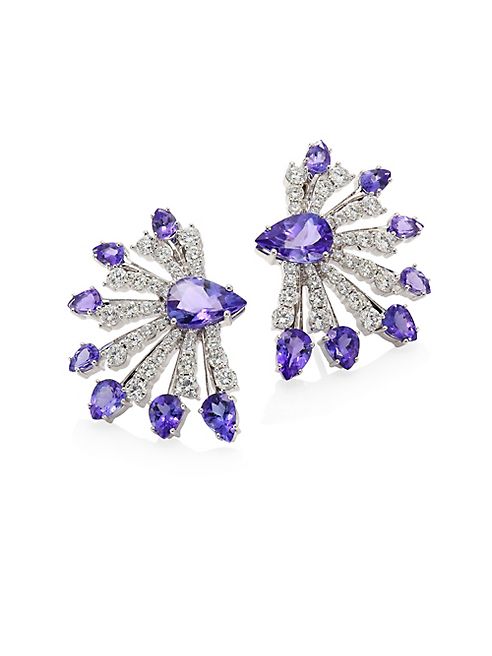 Hueb - Mirage Diamond & Tanzanite Earrings