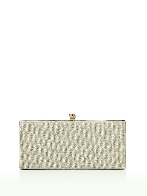 Jimmy Choo - Celeste Oversized Lamé Glitter Clutch