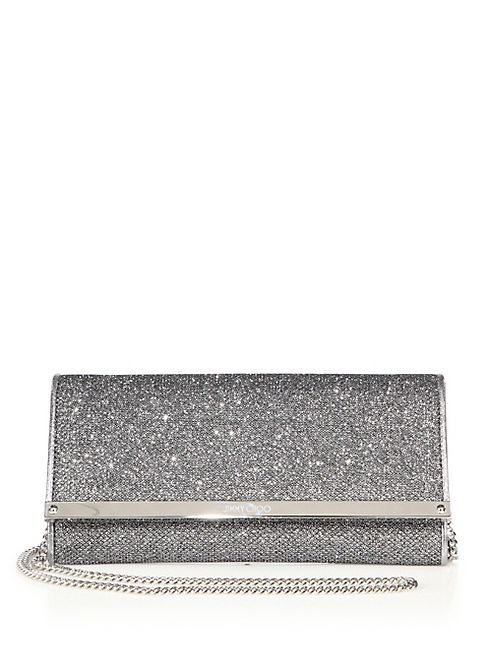 Jimmy Choo - Milla Lamé Convertible Wallet