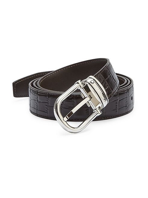 Montblanc - Textured Leather Belt