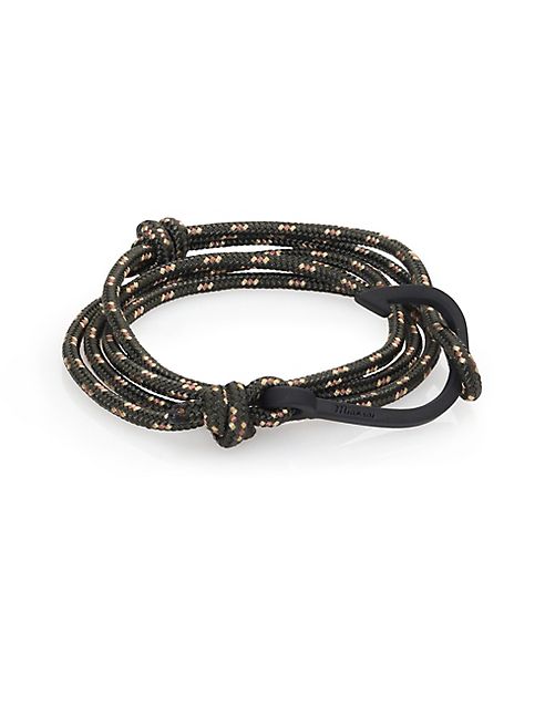 Miansai - Noir Hook on Rope Bracelet