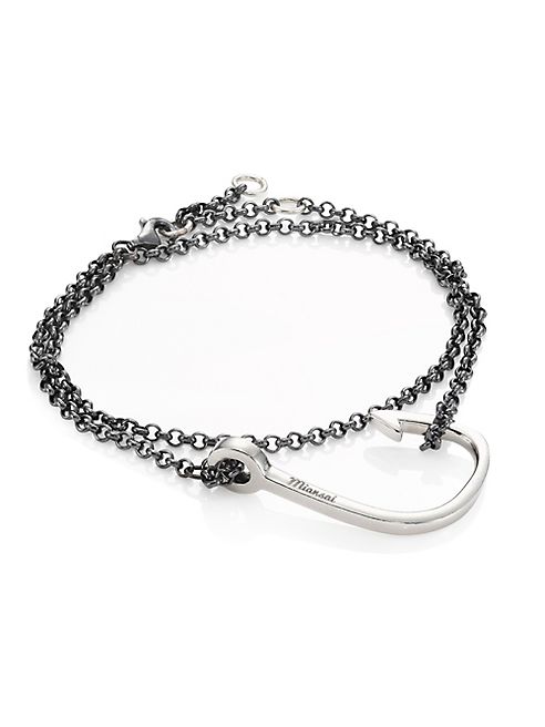 Miansai - Sterling Silver Hook on Chain Bracelet