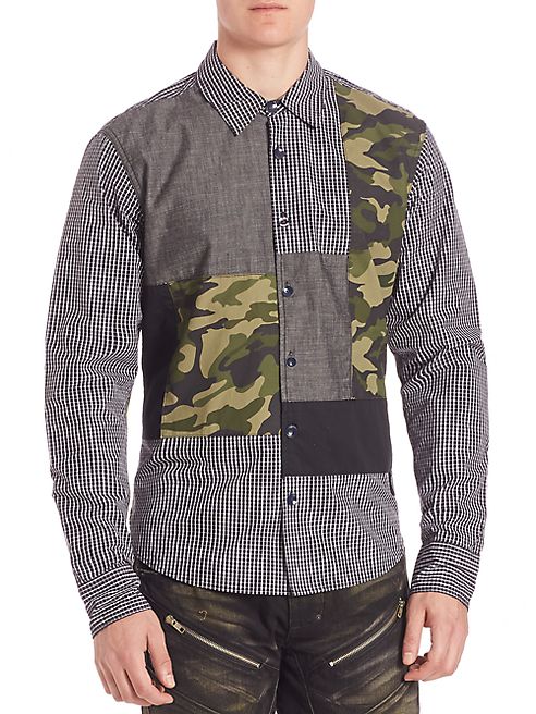 PRPS - Regular-Fit Multi Media Woven Shirt