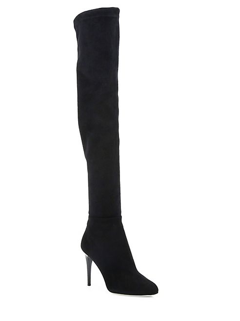 Jimmy Choo - Toni 100 Suede Over-The-Knee Boots