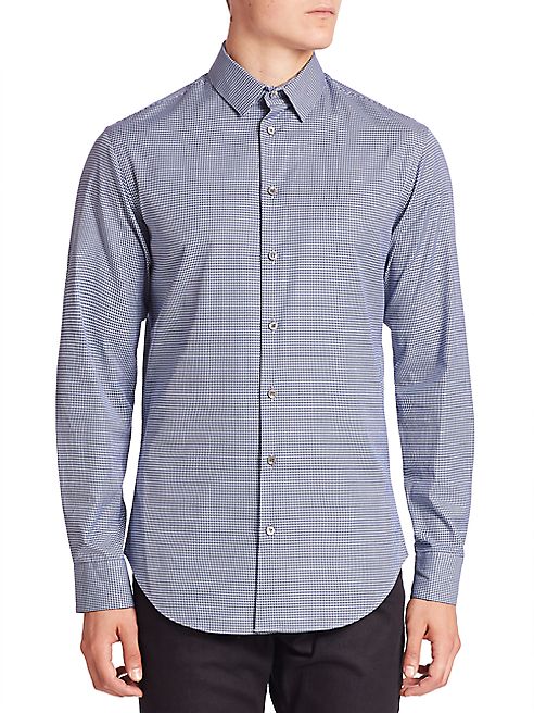 Giorgio Armani - Sail Print Button-Down Shirt