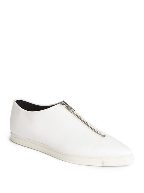 Stella McCartney - Zip Point Toe Loafers