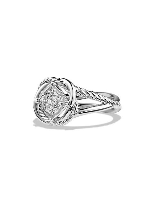 David Yurman - Infinity Ring with Diamonds