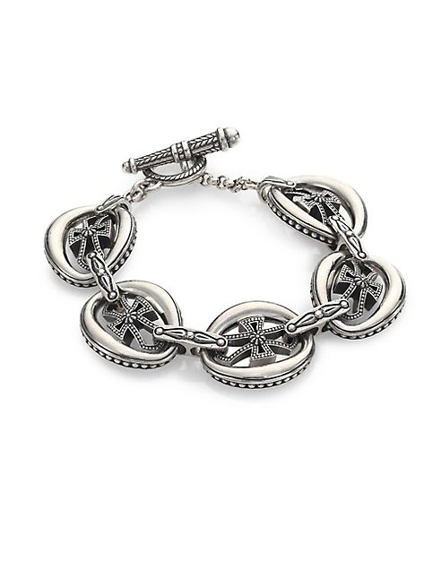 Konstantino - Penelope Sterling Silver Cross Link Bracelet