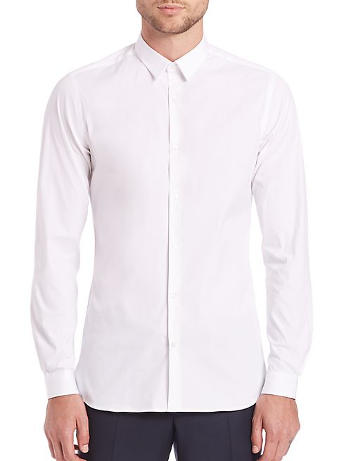 The Kooples - Stretch Cotton Button-Down Shirt