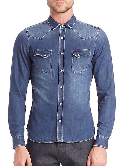 The Kooples - Denim Button-Down Shirt