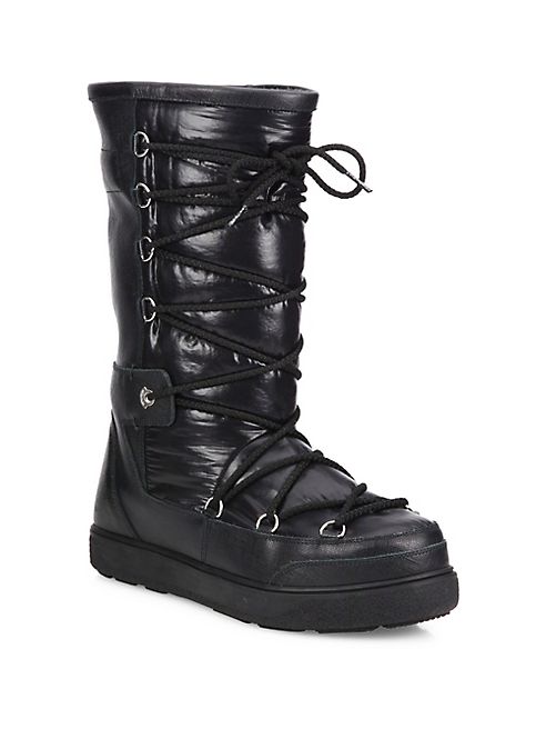 Moncler - New Laetitia Lace-Up Moon Boots