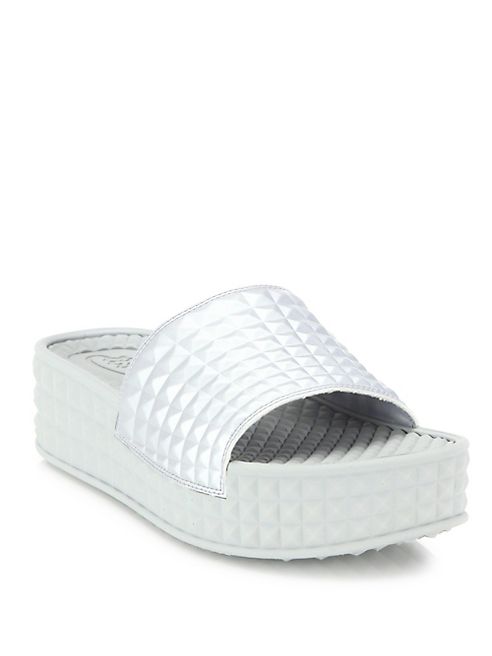 Ash - Scream Embossed Rubber Platform Slides