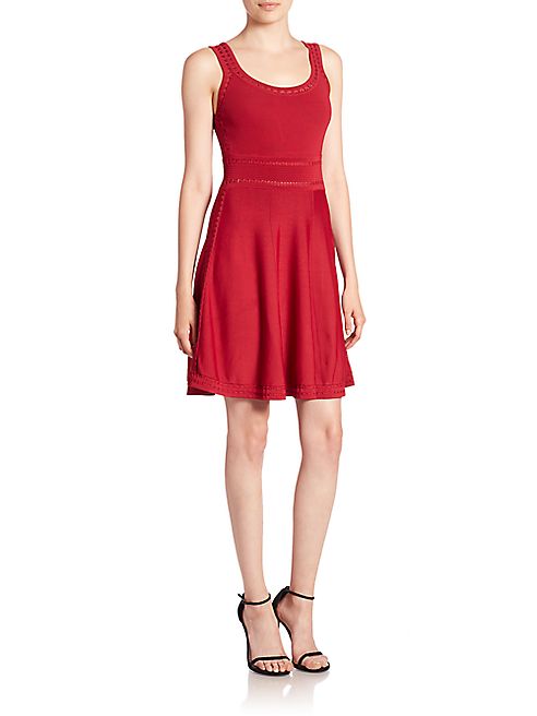 Alice + Olivia - Heather Scoopneck Dress