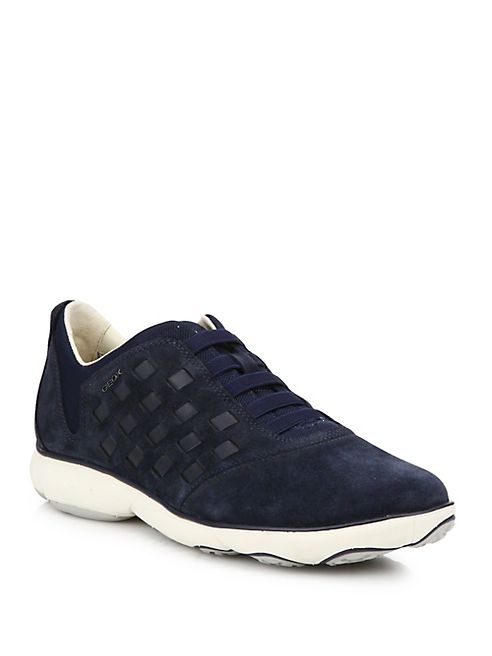 Geox - Nebula Suede Intersect Sneakers