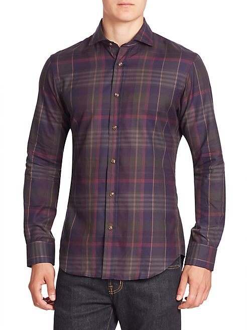 Polo Ralph Lauren - Slim-Fit Plaid Button-Down Shirt