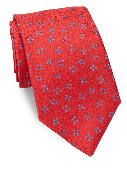 Charvet - Floral Pattern Silk Tie