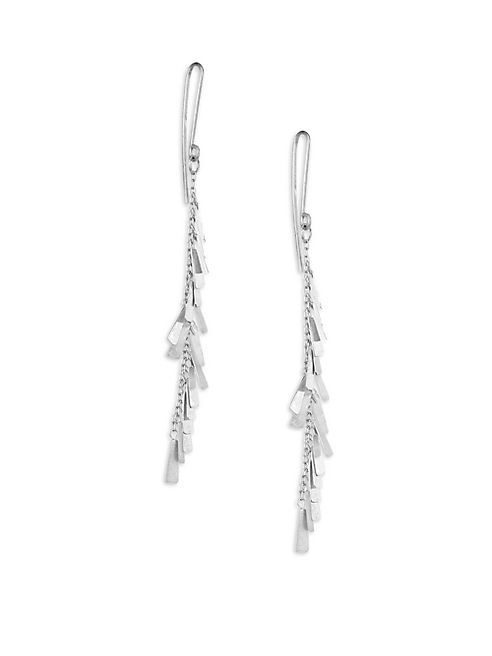 Sia Taylor - Fringe Sterling Silver Drop Earrings