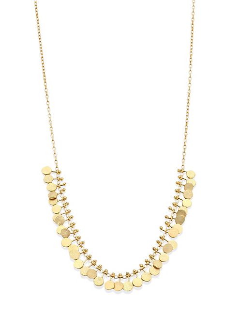 Sia Taylor - Dots 18K Yellow Gold Necklace