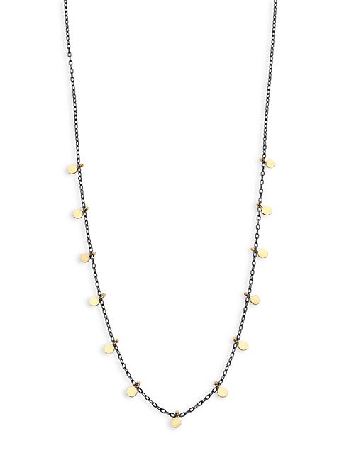 Sia Taylor - Dots Sterling Silver & 18K Yellow Gold Necklace