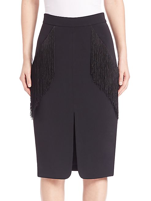 Jonathan Simkhai - Fringe Pocket Pencil Skirt