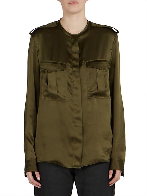 Haider Ackermann - Long Sleeve Silk Shirt