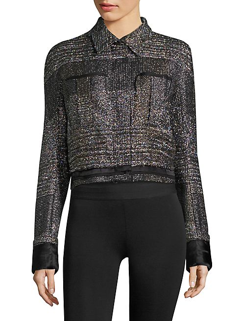 Haider Ackermann - Textured Cropped Jacket