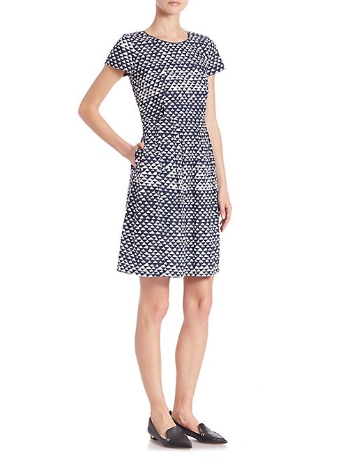 Lafayette 148 New York - Gina Printed Fit-&-Flare Dress