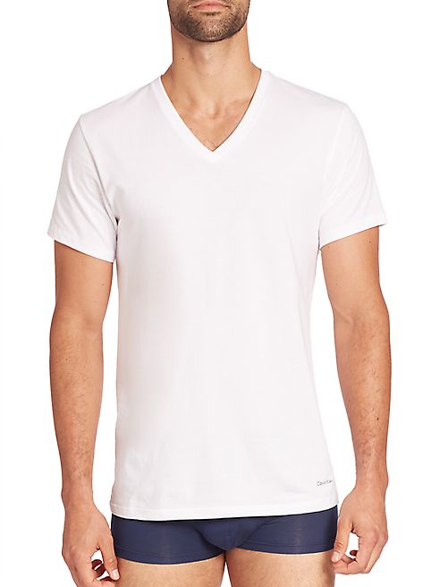 Calvin Klein Underwear - Two-Pack Cotton Classic V-neck Tee