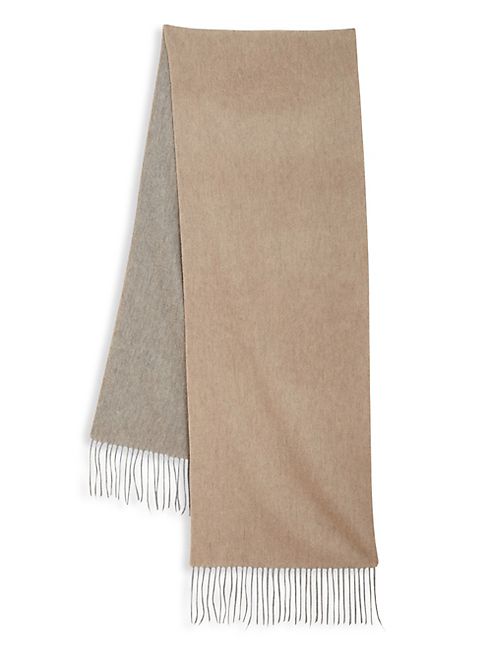 Saks Fifth Avenue Collection - Double Faced Cashmere Scarf