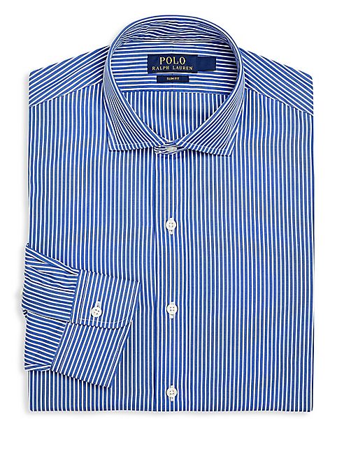 Polo Ralph Lauren - Slim-Fit Estate Striped Dress Shirt