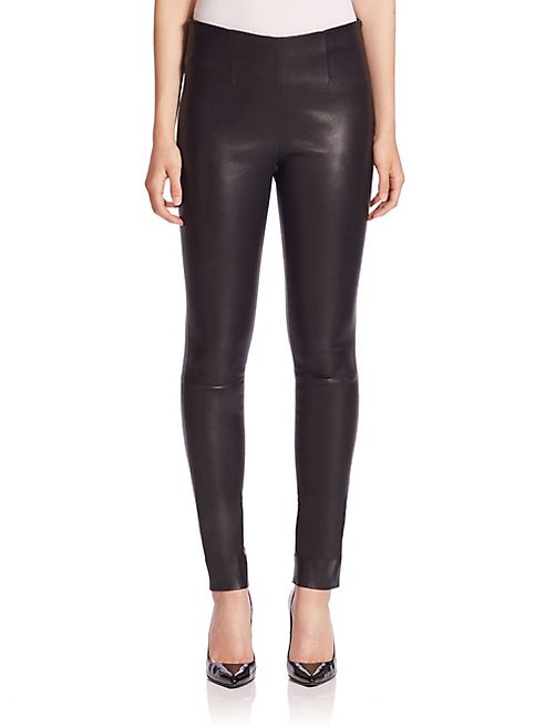 Saks Fifth Avenue Collection - Leather Leggings