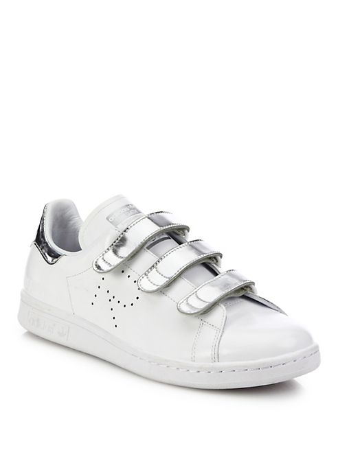 adidas by Raf Simons - Stan Smith Grip-Tape Leather Sneakers