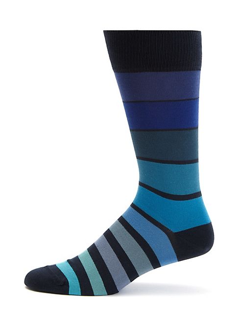 Paul Smith - Bar Striped Knitted Socks - 3 Pack