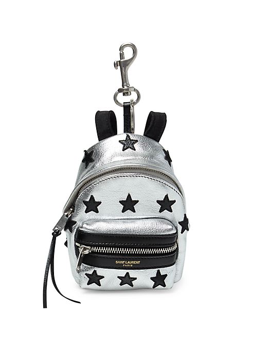 Saint Laurent - Backpack Leather Keychain