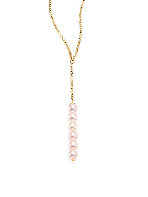 Majorica - 5MM Organic Pearl Drop Necklace