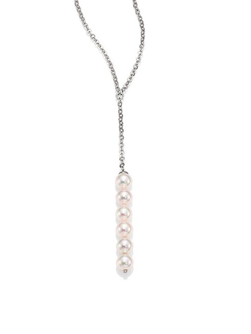 Majorica - 5MM Organic Pearl Drop Necklace