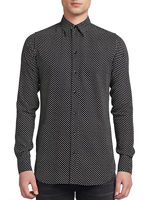 Saint Laurent - Micro Star Print Shirt