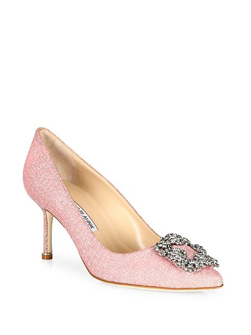 Manolo Blahnik - Hangisi 70 Jeweled Pump