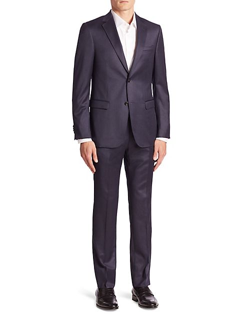 Z Zegna - Solid Wool Suit