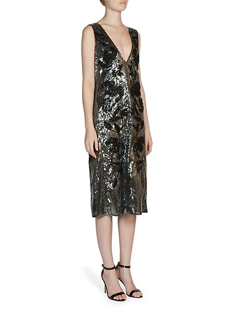 Erdem - Dusty Sequin-Embellished Dress