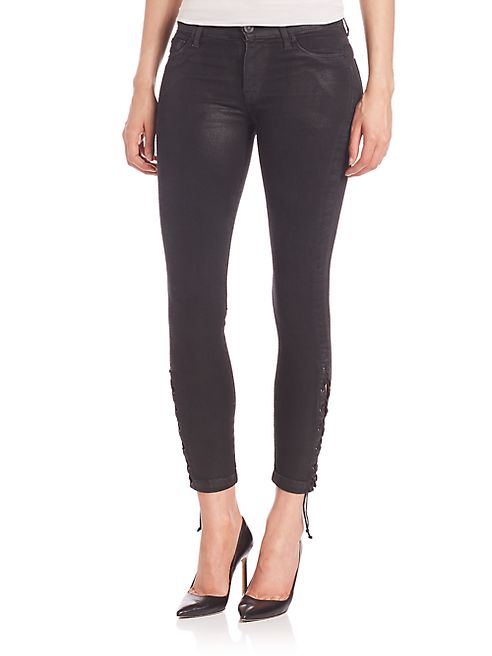 Hudson - Nix Crop Jeans With Laceup Ankle