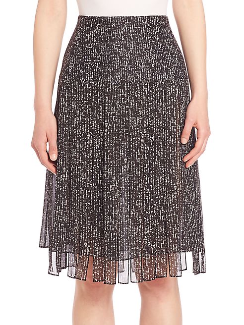 Michael Kors Collection - Frilled Silk Skirt