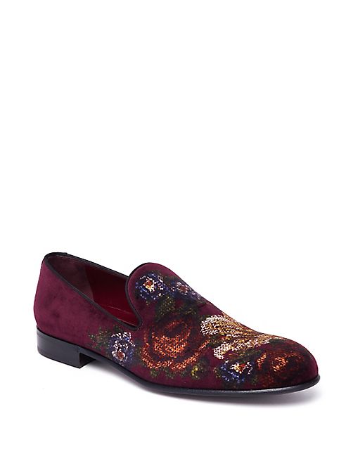 Dolce & Gabbana - Floral-Print Slippers