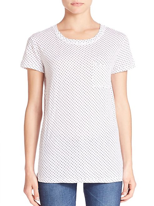 Stateside - Supima Cotton Polka Dot Tee